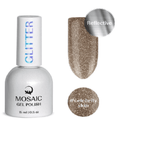 Mosaic gel polish GLITTER #celebrityskin 15ml