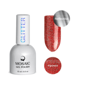 Mosaic гель-лак GLITTER #power 15ml