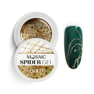 Mosaic Spider gel Gold