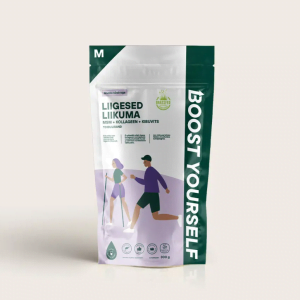 Boost Yourself Musta sõstra maitsega Liigesed liikuma + MSM + kollageen + kibuvits toidulisand